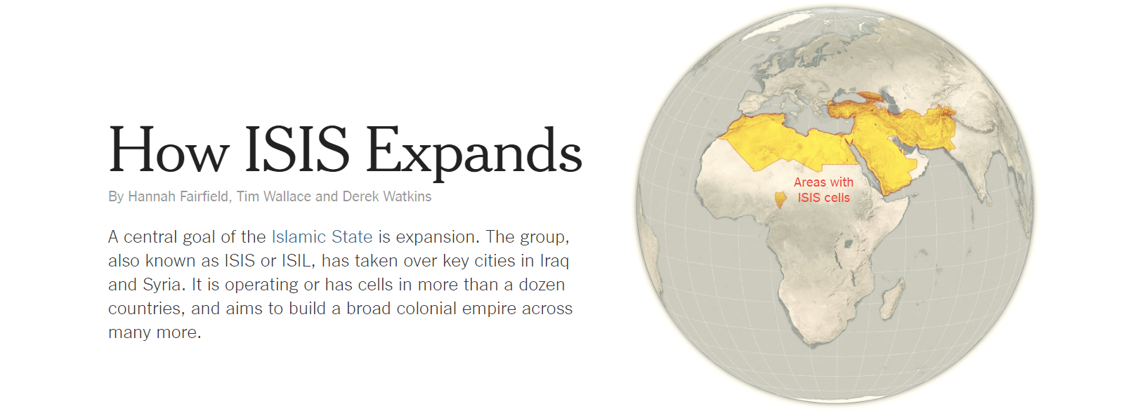 Depicting the Rise of the Islamic State